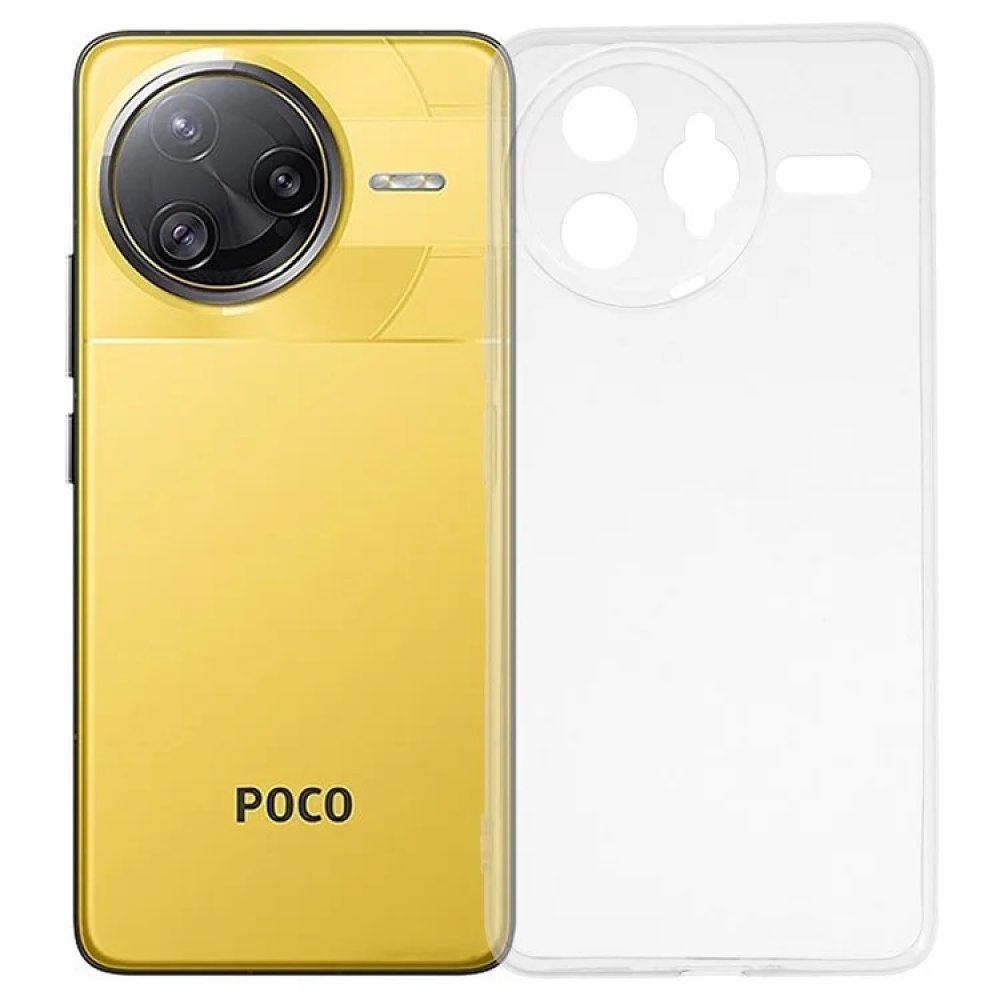 Átlátszó zselés tok Xiaomi Poco F7 Ultra - átlátszó