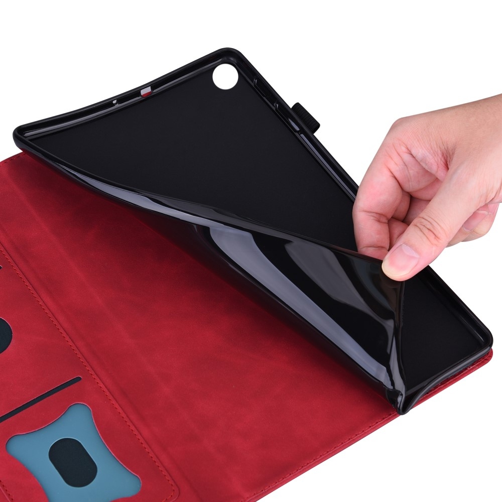 Üzleti táblagép tok Lenovo Tab P12 Pro - piros