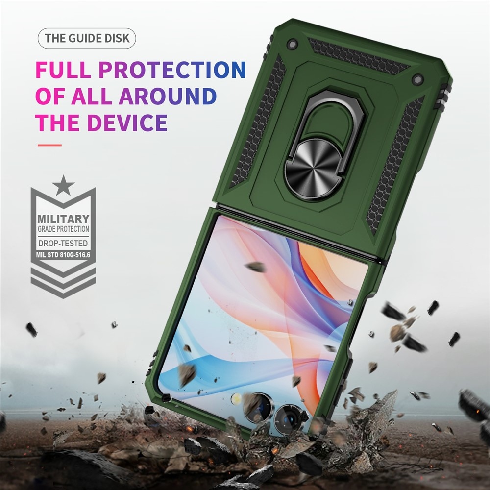 Gyűrűálló borítás Samsung Galaxy Z Flip7 5G készülékhez - zöld