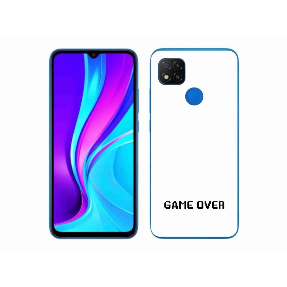 Gél borító mmCase a Xiaomi Redmi 9C-hez - játék fehér háttérrel