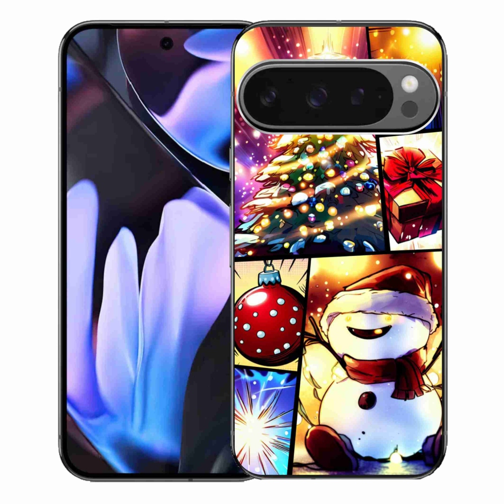 Gél borítás mmCase a Google Pixel 9 Pro XL-hez - karácsonyi motívumok 1