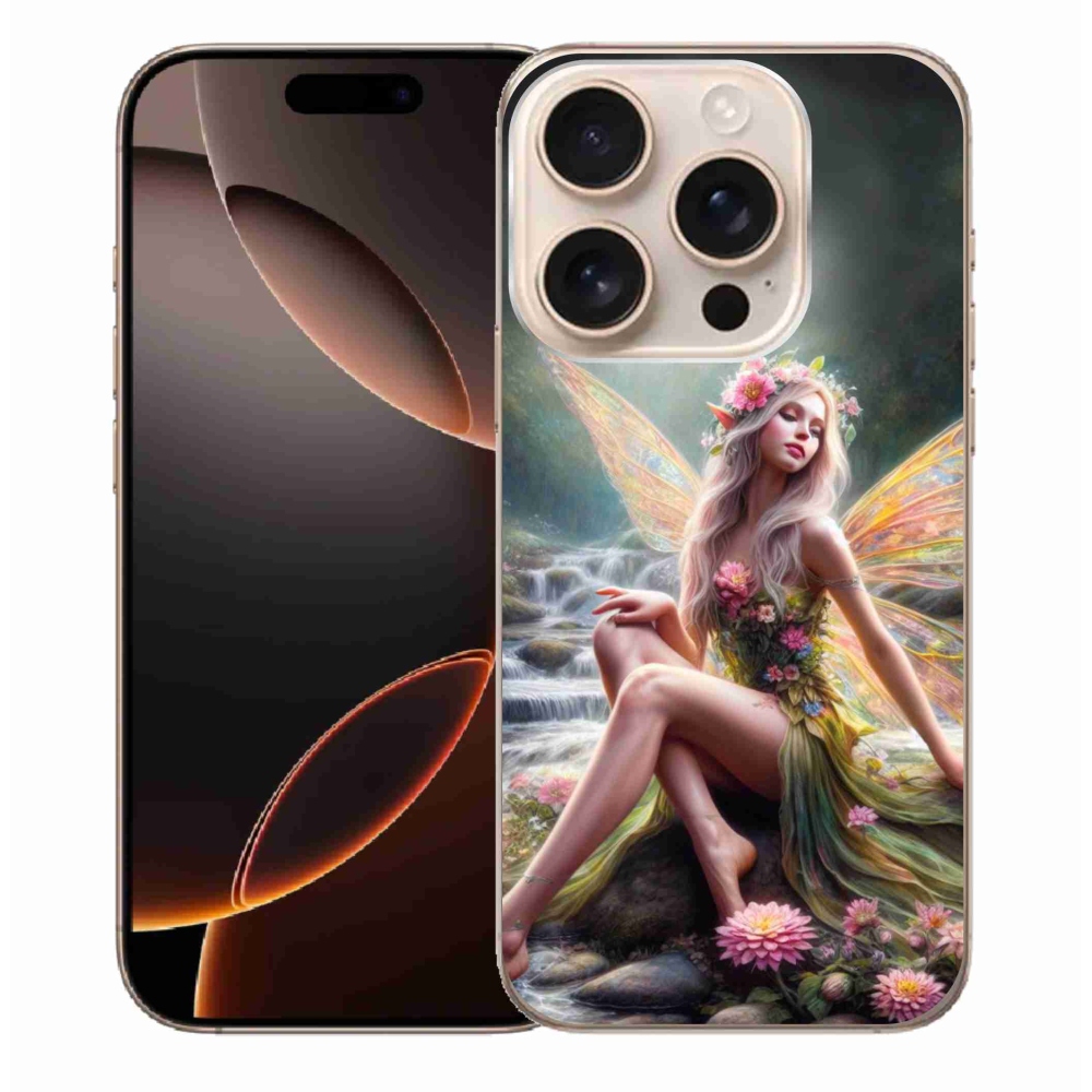 Zselés borítás mmCase iPhone 16 Pro Max készülékhez - pillangó nő 1