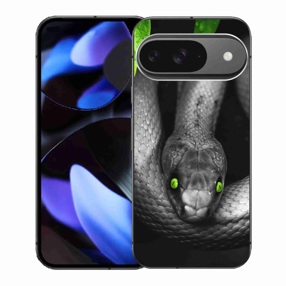 Gél védőburkolat mmCase a Google Pixel 9/9 Pro készülékhez - kígyó