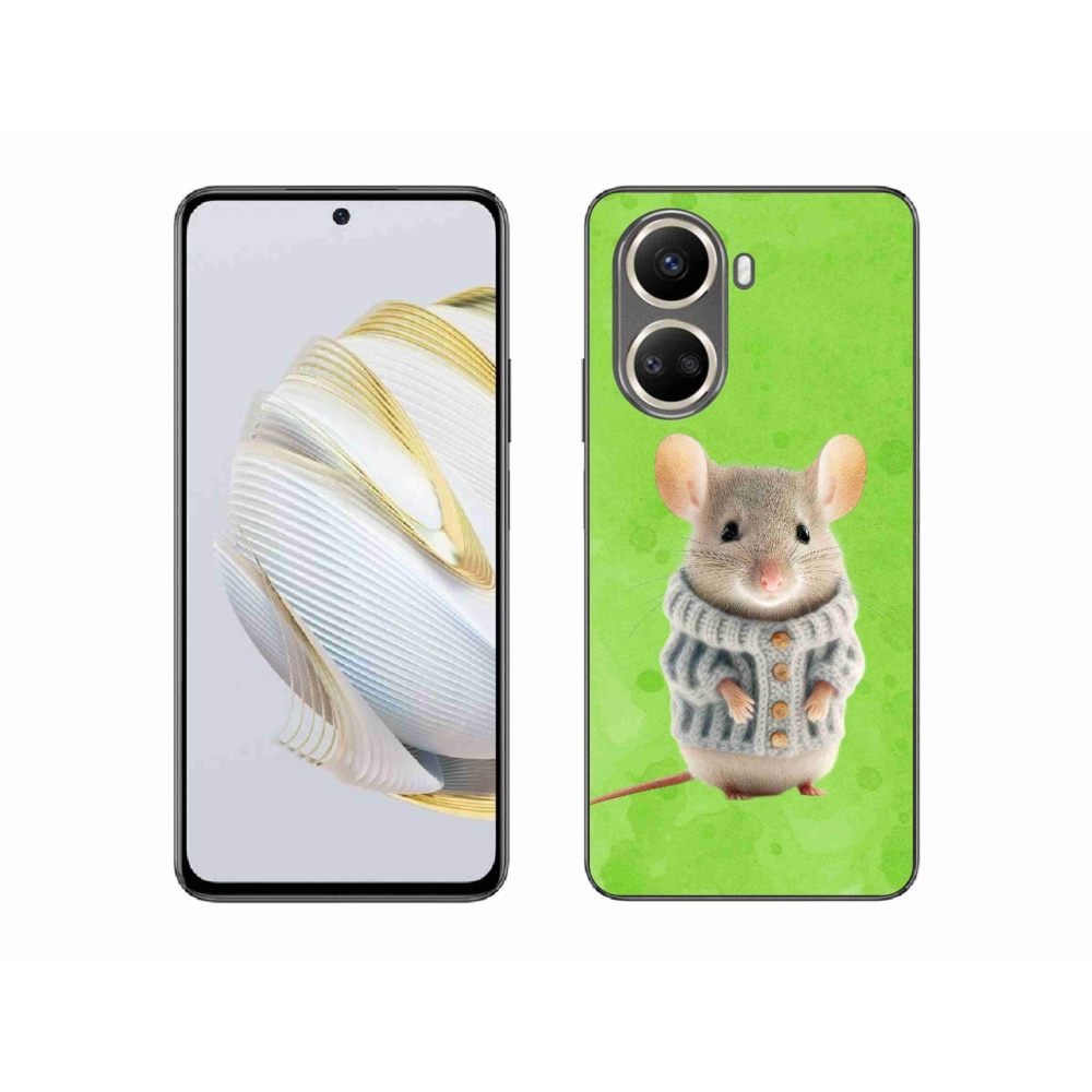 Gél borítás mmCase a Huawei Nova 10 SE-hez - egér pulóverben