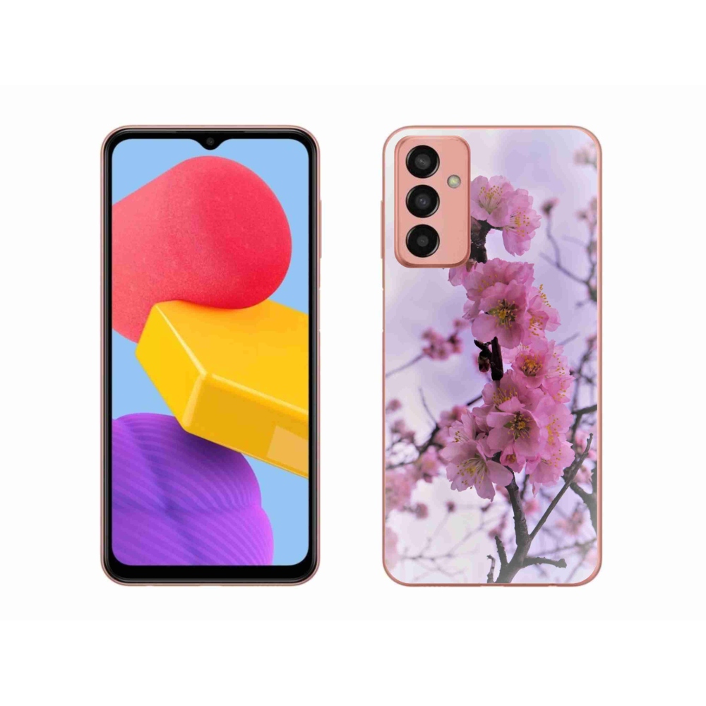 Gél borító mmCase a Samsung Galaxy M13-hoz - virágok 7