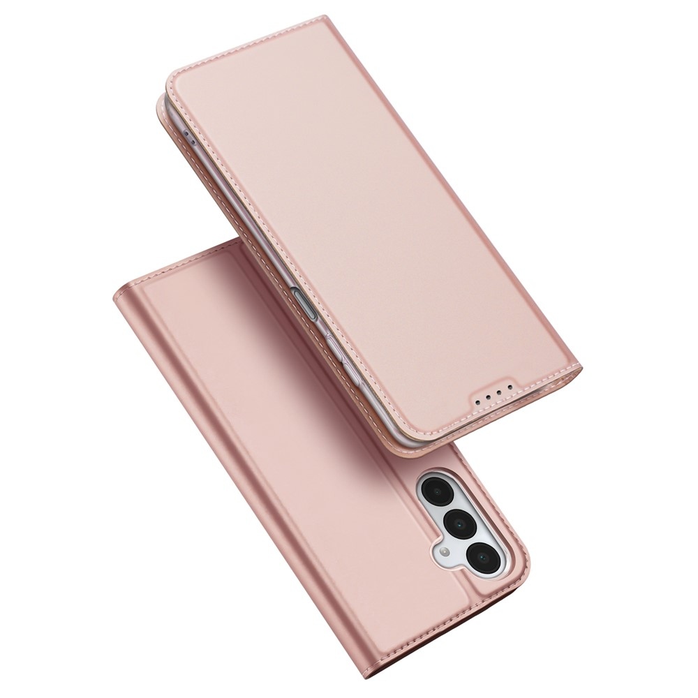DUX könyvtáska Samsung Galaxy A17 5G - rózsaarany