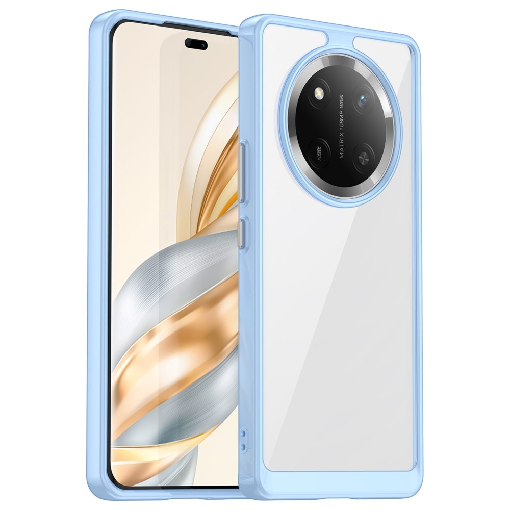 Gél tok kemény hátlappal a Honor Magic 7 Lite 5G készülékhez - kék