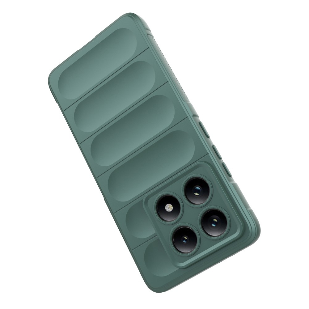 Rugg tartós zselés tok Xiaomi Redmi Note 14 Pro 5G/Poco X7 5G - zöld