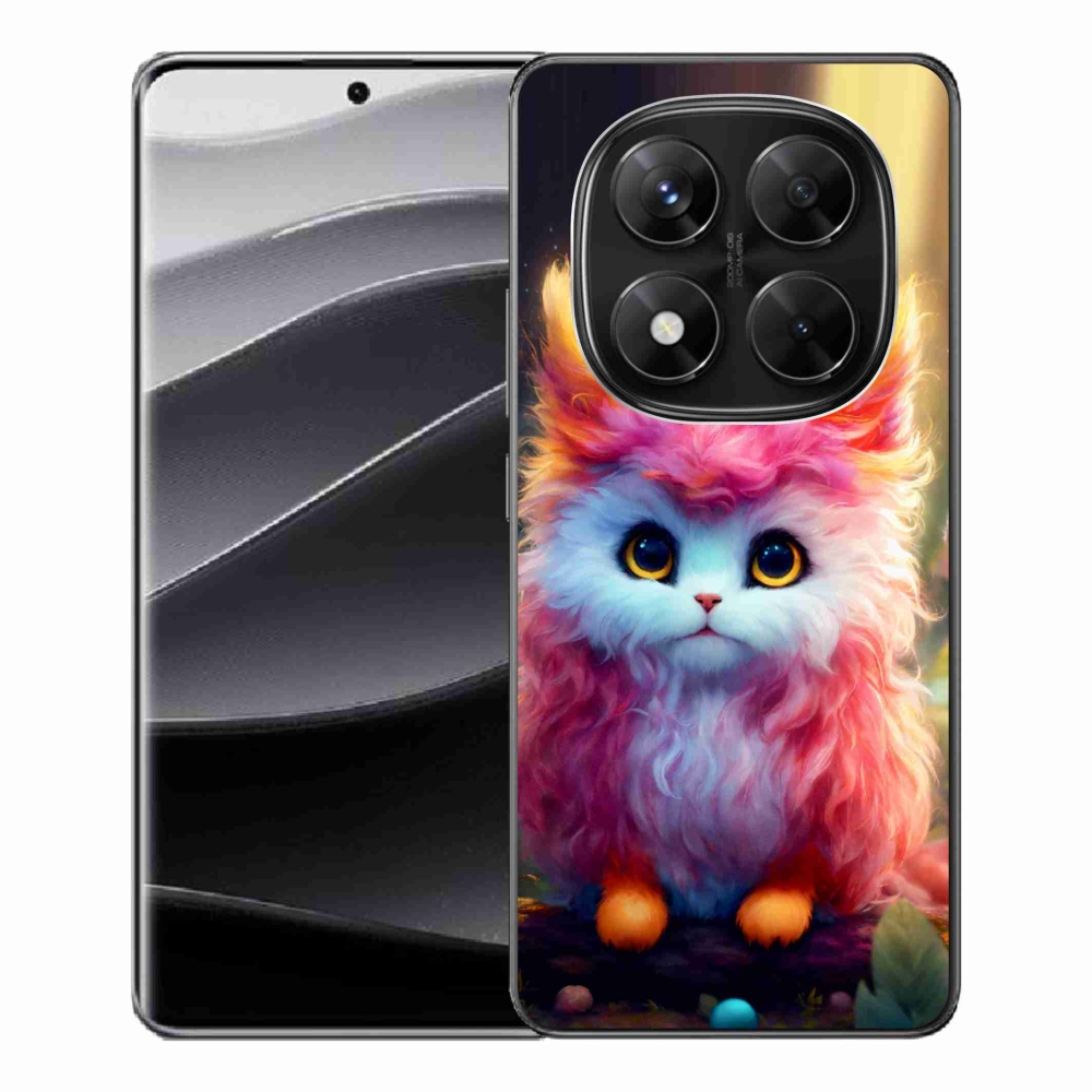 Gél borítás mmCase a Xiaomi Redmi Note 14 Pro 5G/Poco X7 5G számára - aranyos cica 5