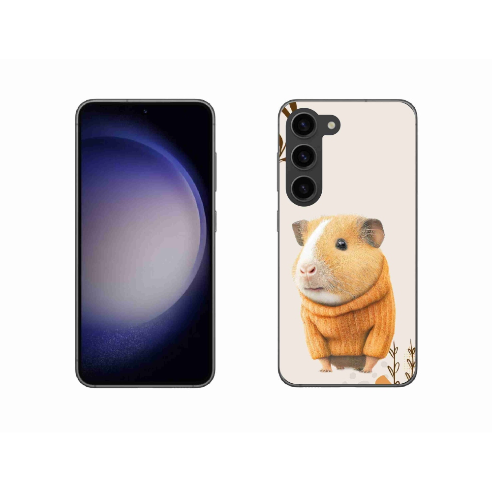 Gél borító mmCase Samsung Galaxy S23 5G - tengerimalac pulóverben - Samsung Galaxy S23 5G számára