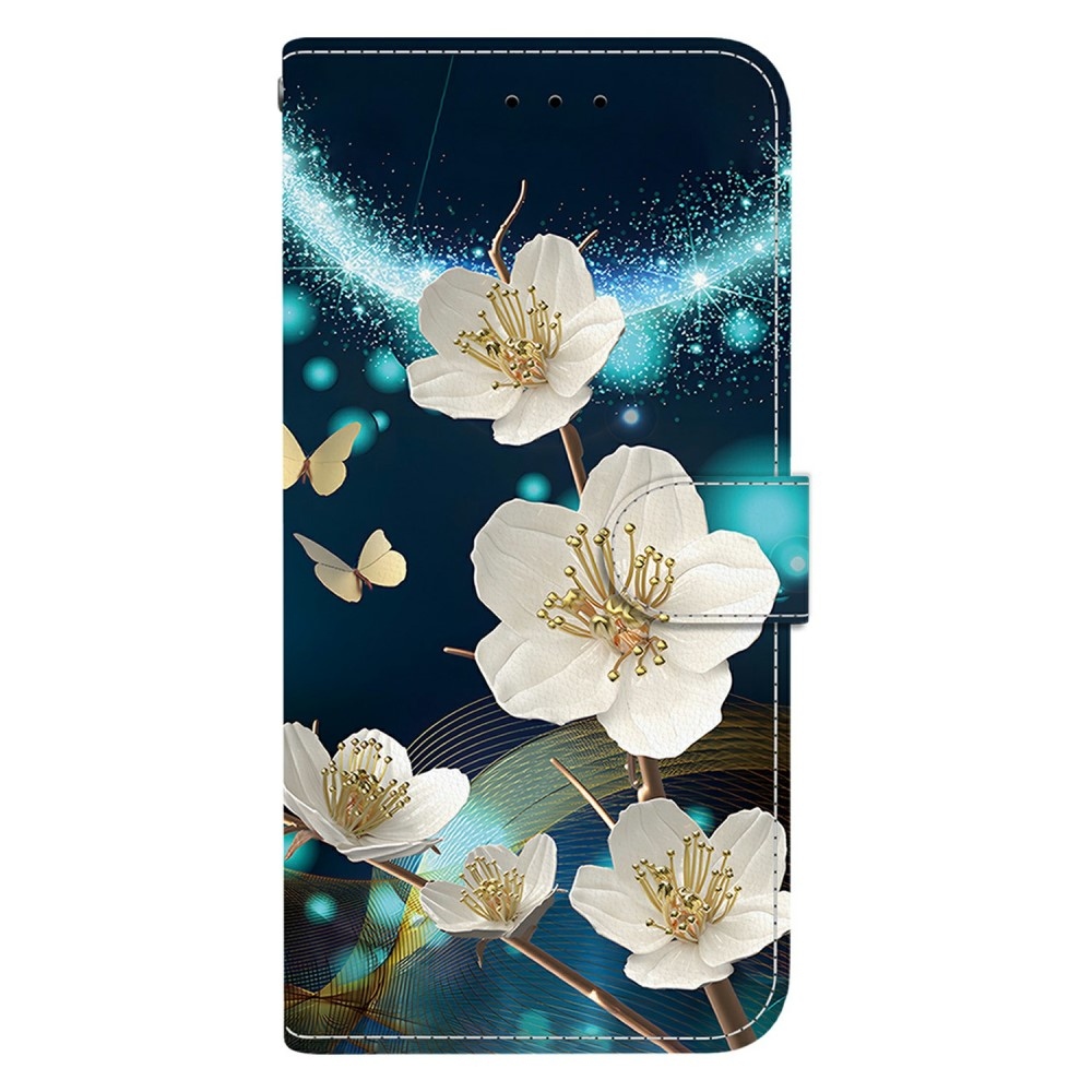 Sokoldalú könyvtáska Samsung Galaxy A06 4G készülékhez - magnólia