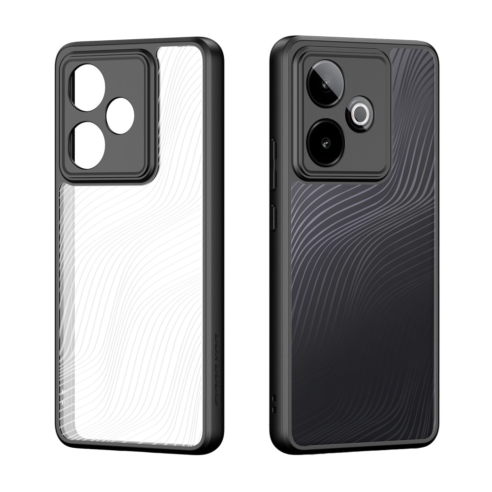 DUX Aimo zselés tok fix hátlappal a Realme GT 7 5G/GT 7T 5G készülékhez - fekete
