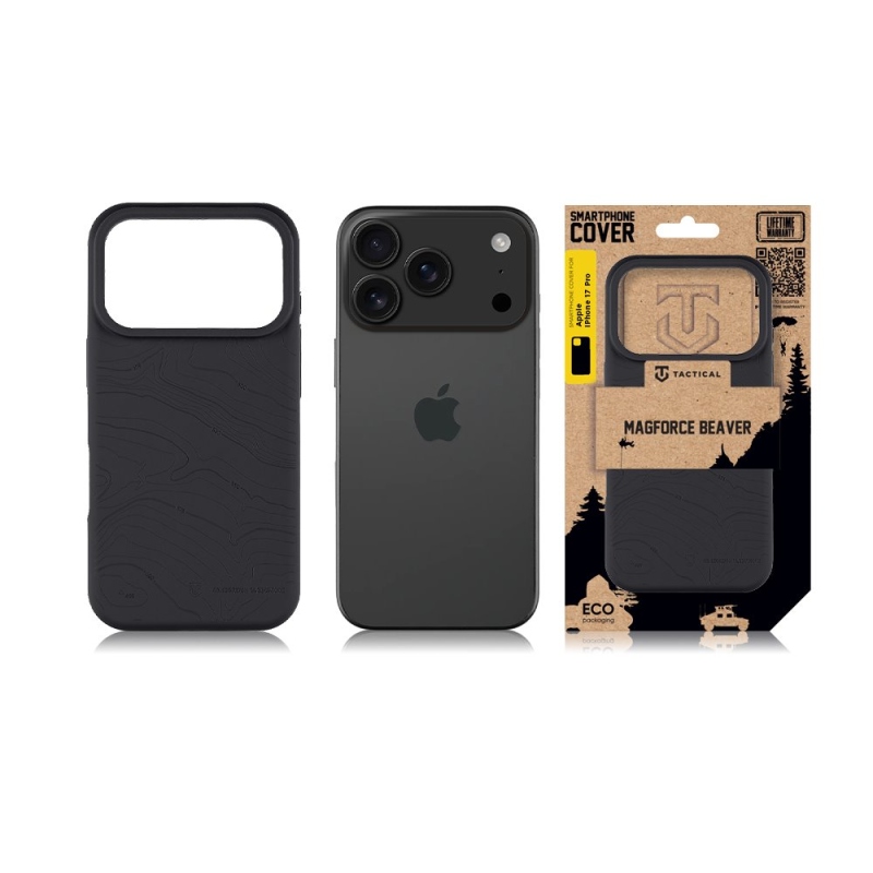 Tactical MagForce Beaver borító iPhone 17 Pro aszfalthoz