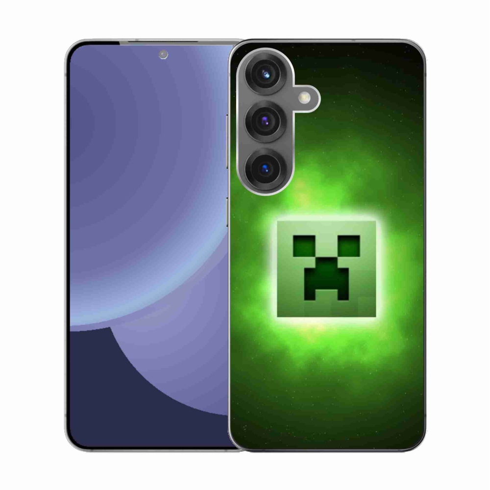 Gél borítás mmCase Samsung Galaxy S25 készülékhez - minecraft
