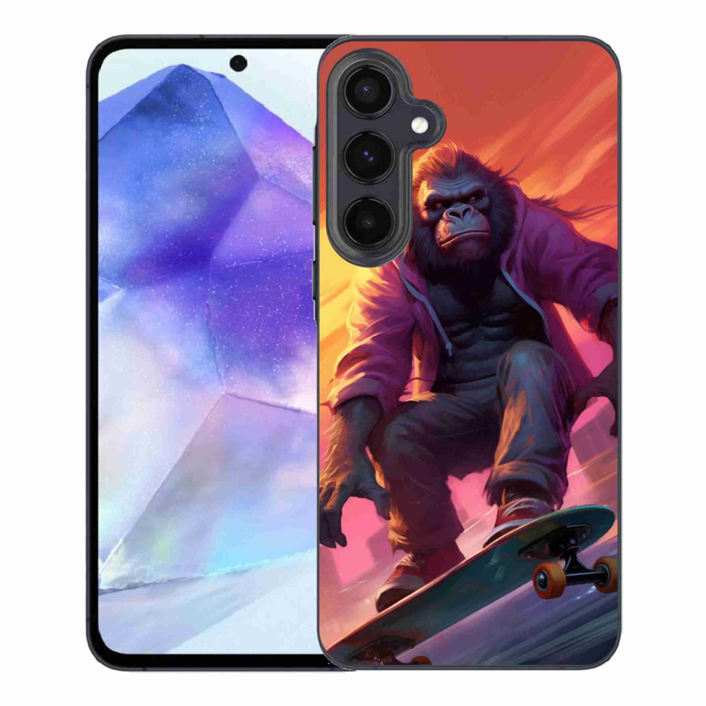 Zselés borítás mmCase Samsung Galaxy A55 5G - gorilla gördeszkán