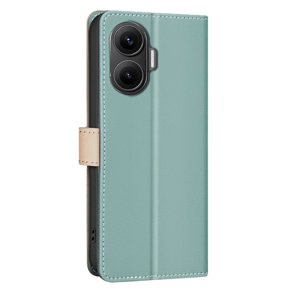 BNF DUO könyv tok Xiaomi Poco F7 5G - zöld