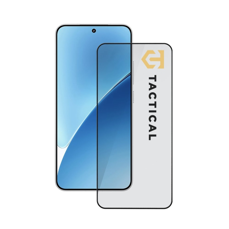 Taktikai üvegpajzs 5D üveg a Xiaomi 15 5G Fekete számára