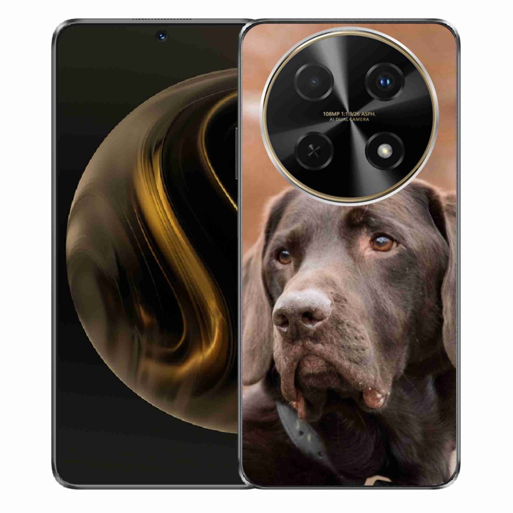 Gél tok mmCase a Huawei Nova 12i készülékhez - barna labrador