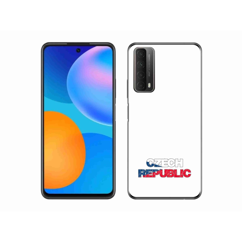 Gél védőhuzat mmCase a Huawei P Smart (2021) - Csehország fehér háttér