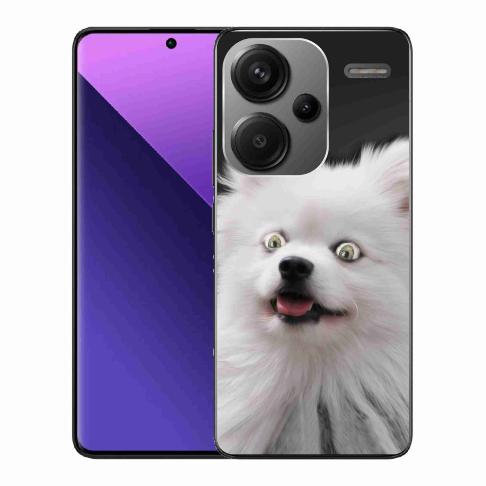 Zselés borítás mmCase a Xiaomi Redmi Note 13 Pro+ 5G számára - fehér tipp