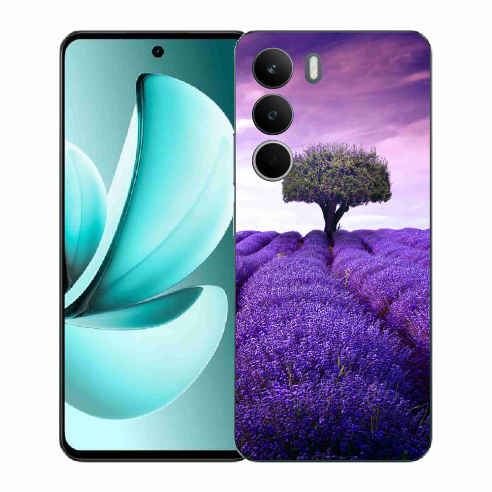 Gél borító mmCase a Realme C71 készülékhez - levendula rét
