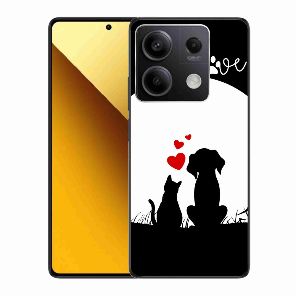 Gél tok mmCase a Xiaomi Redmi Note 13 5G számára - állatszerelem