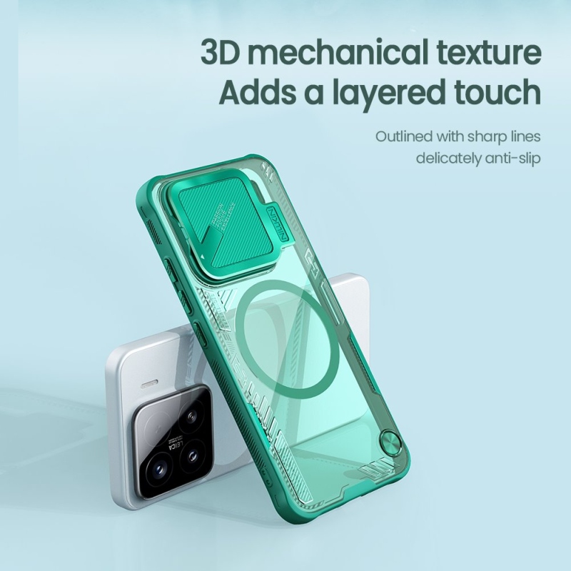 Nillkin Iceblade Prop mágneses borító Xiaomi 15 Sötét éjszaka fekete