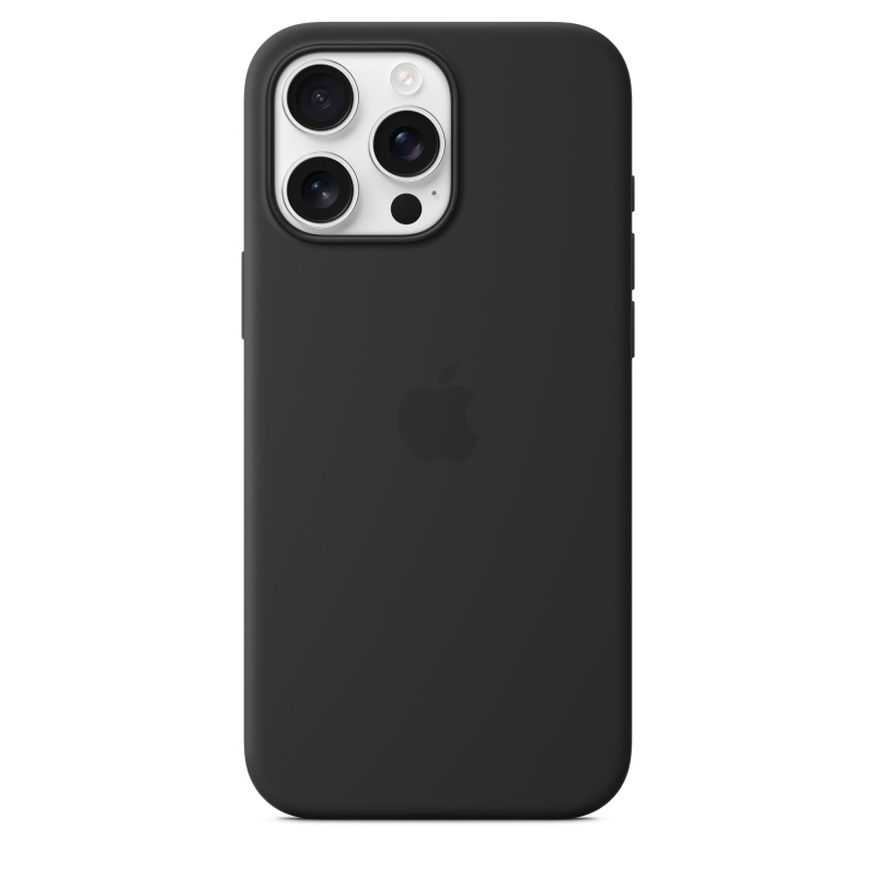 MYYT3ZM/A Apple szilikon borító, beleértve a. Magsafe iPhone 16 Pro Max készülékhez Fekete
