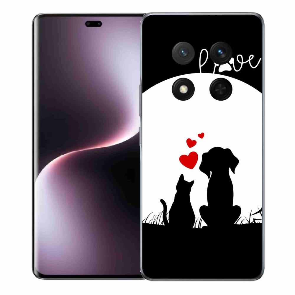 Gél borítás mmCase a Honor Magic 7 Lite 5G számára - állatszerelem