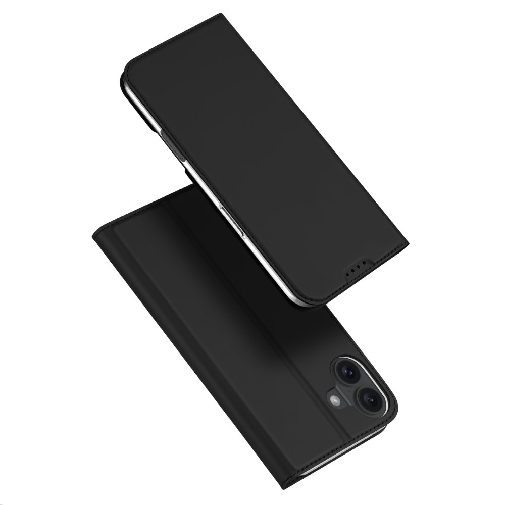 DUX könyvtáska iPhone 16-hoz - fekete
