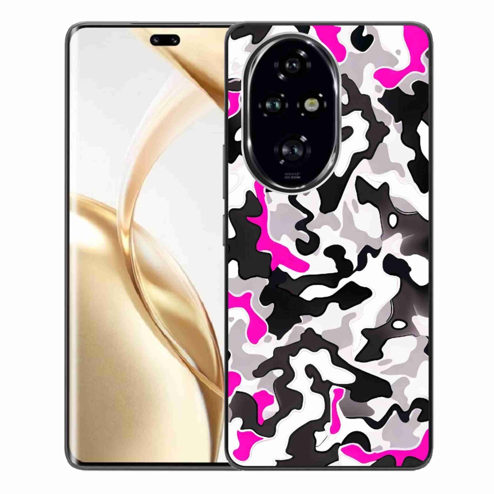 Zselés borítás mmCase a Honor 200 Pro 5G számára - álcázó minta 5