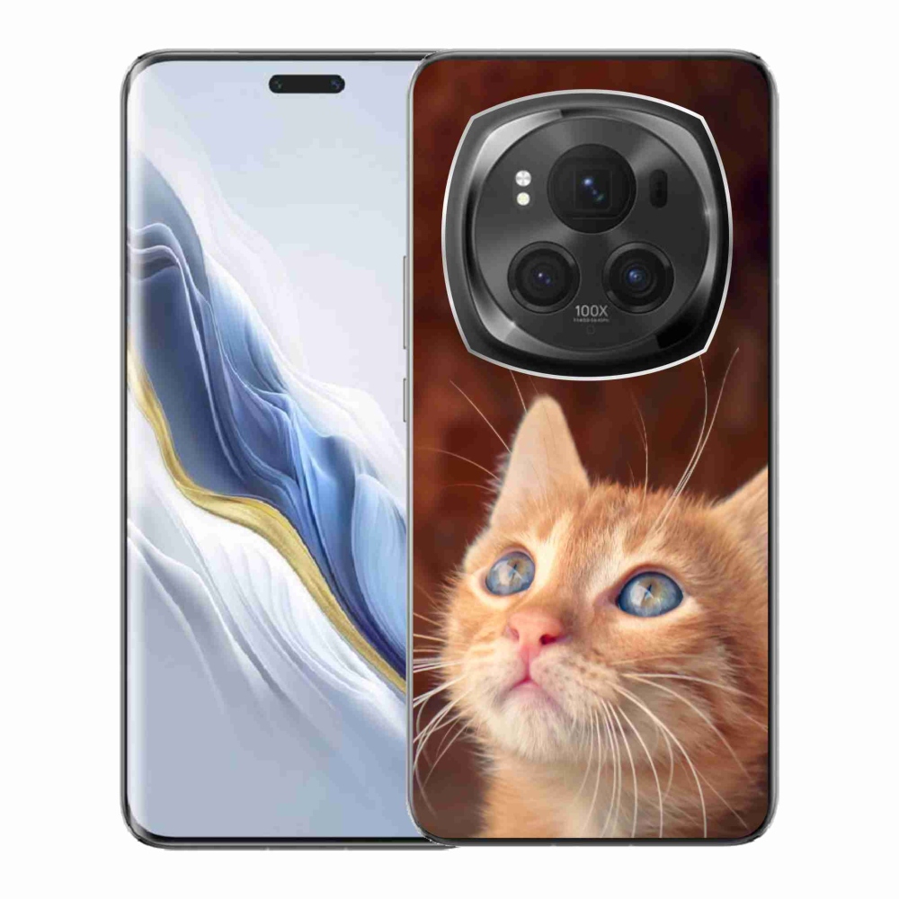 Gél borítás mmCase a Honor Magic 6 Pro 5G készülékhez - pillangó és cica