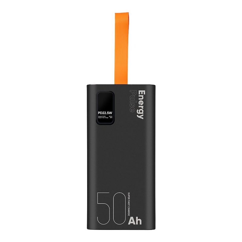 Csomag:ME EnergyPulse Powerbank 50000mAh 22.5W fekete