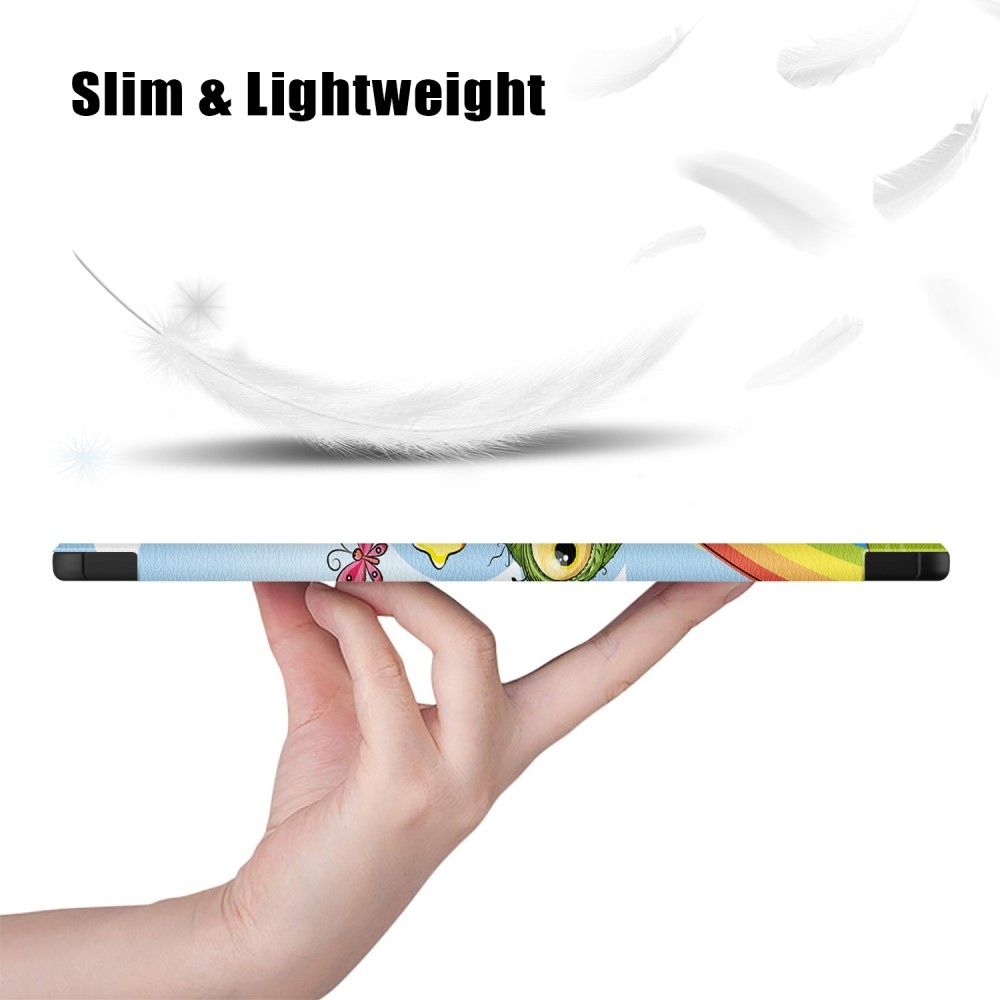 Nyomtatás intelligens záró tok Samsung Galaxy Tab S9 FE+ - állatokhoz
