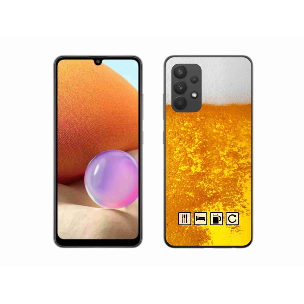 Gél borítás mmCase Samsung Galaxy A32 4G - sör motívum 3