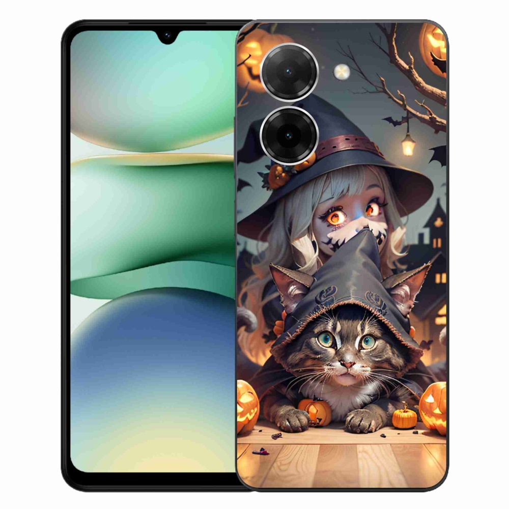 Gél borítás mmCase a Xiaomi Redmi A5 (171.7x77.8x8.3mm) - boszorkány macskával