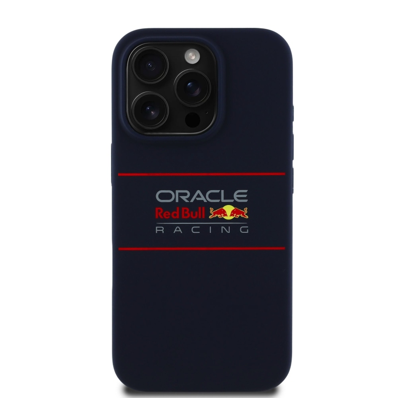 Red Bull szilikon vízszintes logóval ellátott MagSafe hátlap iPhone 16 Pro tengerészgyalogsághoz