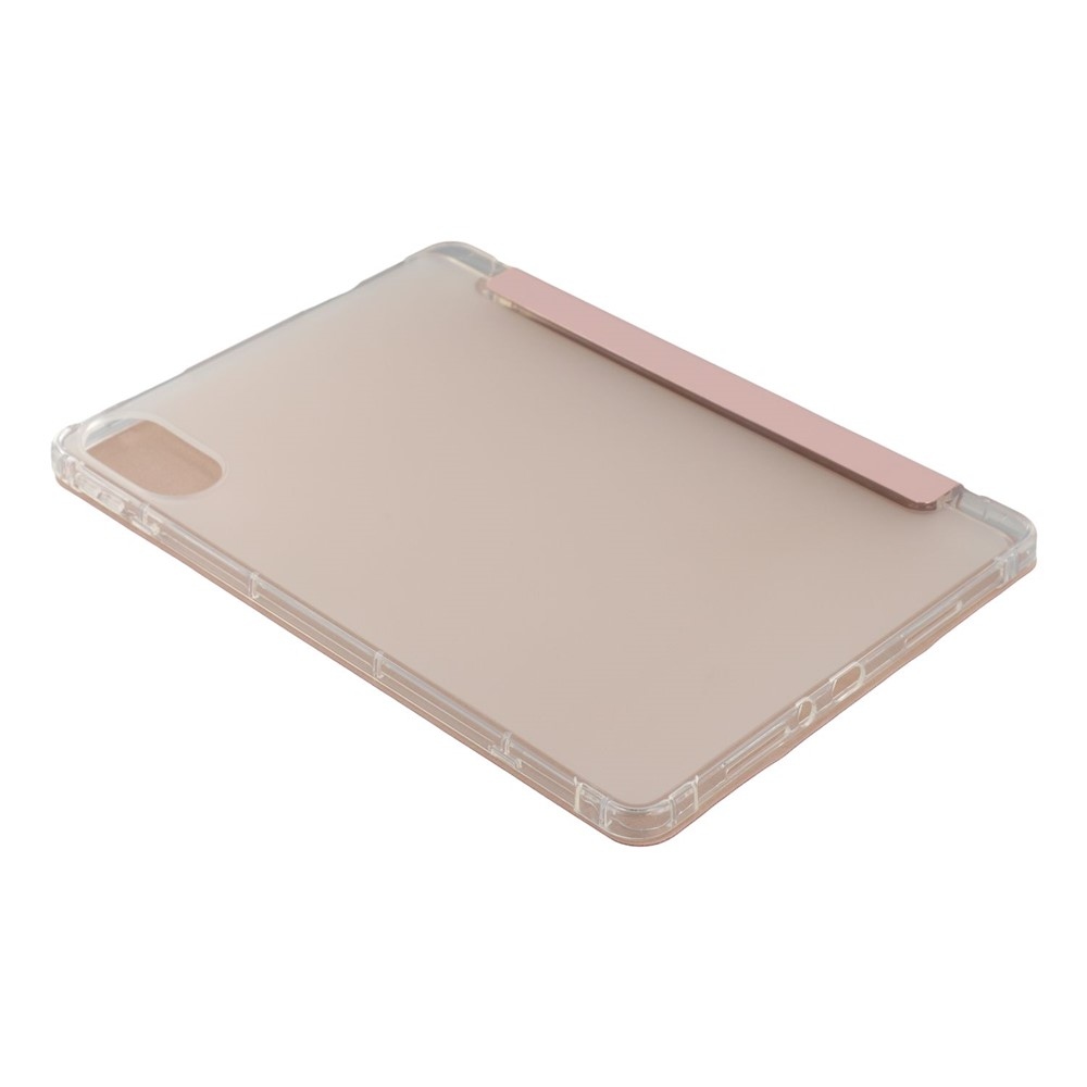 Tri-Fold intelligens összecsukható tablet tok Xiaomi Redmi Pad 2 - rózsaszín