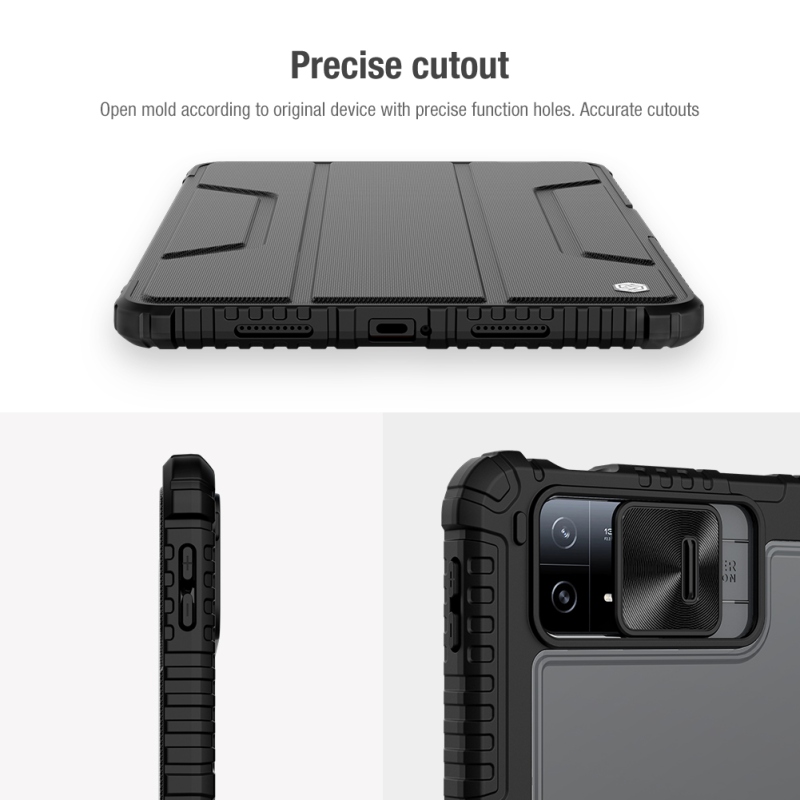 Nillkin Bumper PRO védőállvány tok Xiaomi Pad 6/Pad 6 Pro fekete színhez