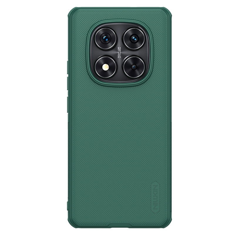 Nillkin Super Frosted PRO hátlap a Xiaomi Redmi Note 14 Pro 5G/Poco X7 5G számára Sötétzöld