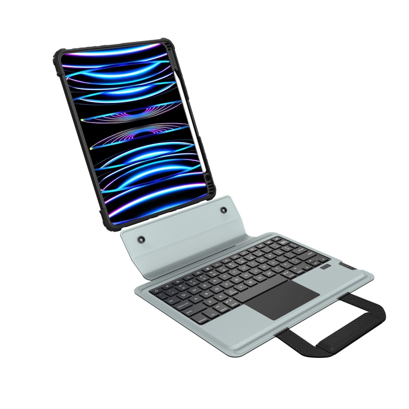 Nillkin Bumper GO billentyűzet tok (háttérvilágításos verzió) iPad Air 4/5/10.9 2020/11 2024/ Pro 11 2020/2021/2022 Fekete
