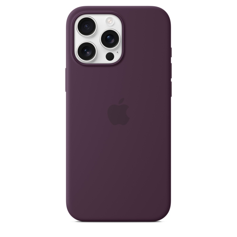 MYYW3ZM/A Apple szilikon borító, beleértve a. Magsafe az iPhone 16 Pro Max készülékhez Plum