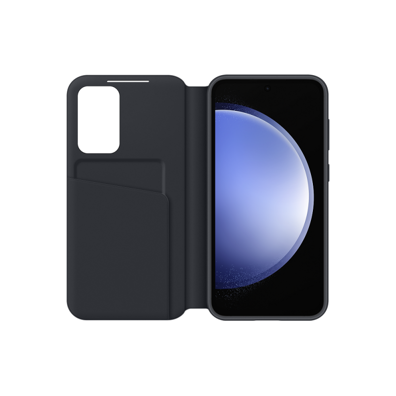 EF-ZS711CBE Samsung Smart View borító Galaxy S23 FE fekete színű készülékhez