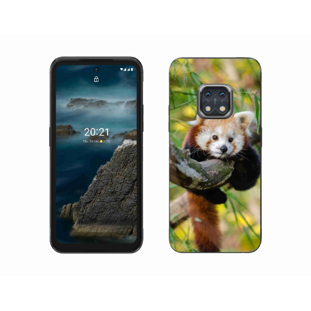 Zselés borítás mmCase a Nokia XR20 készülékhez - pandavörös