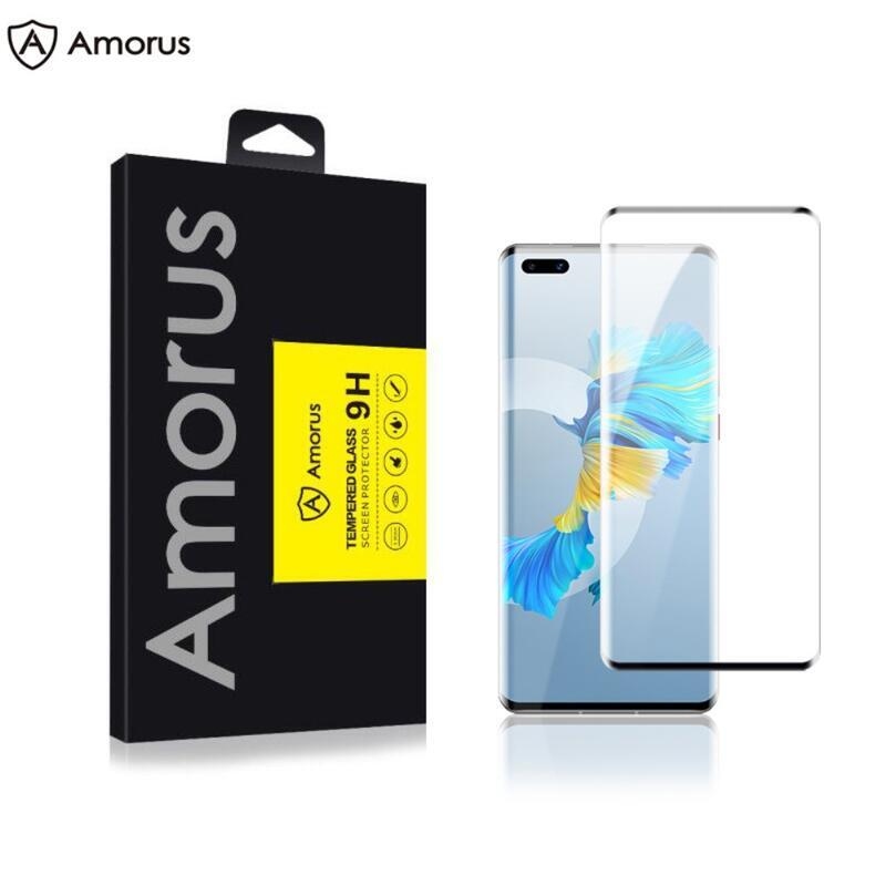 AMS teljes képernyős edzett üveg a Huawei Mate 40 Pro készüléken