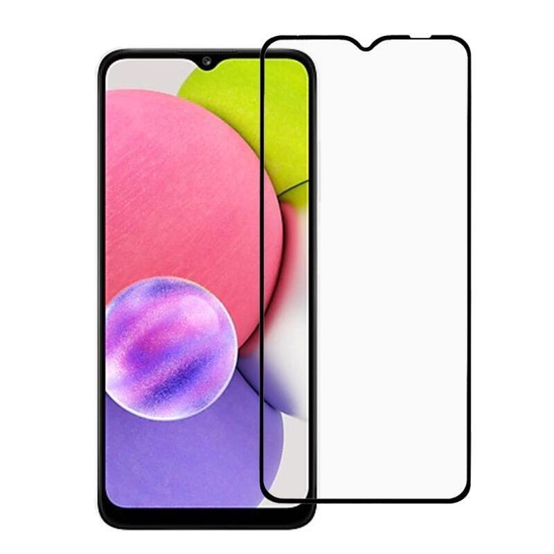 AMS teljes képernyő edzett üveg Samsung Galaxy A03s (166.6 x 75.9 x 9.1mm)