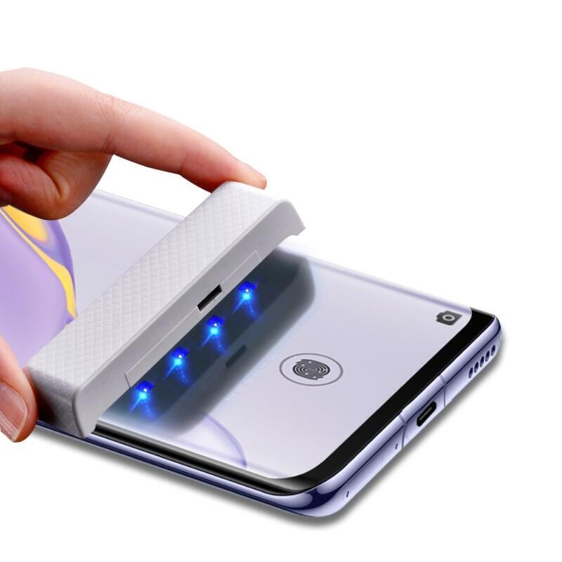 AMS teljes képernyő edzett üveg (UV fény) a Vivo X60 Pro 5G számára