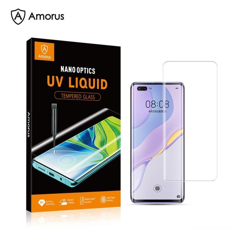 AMS teljes képernyő edzett üveg (UV fény) a Vivo X60 Pro 5G számára