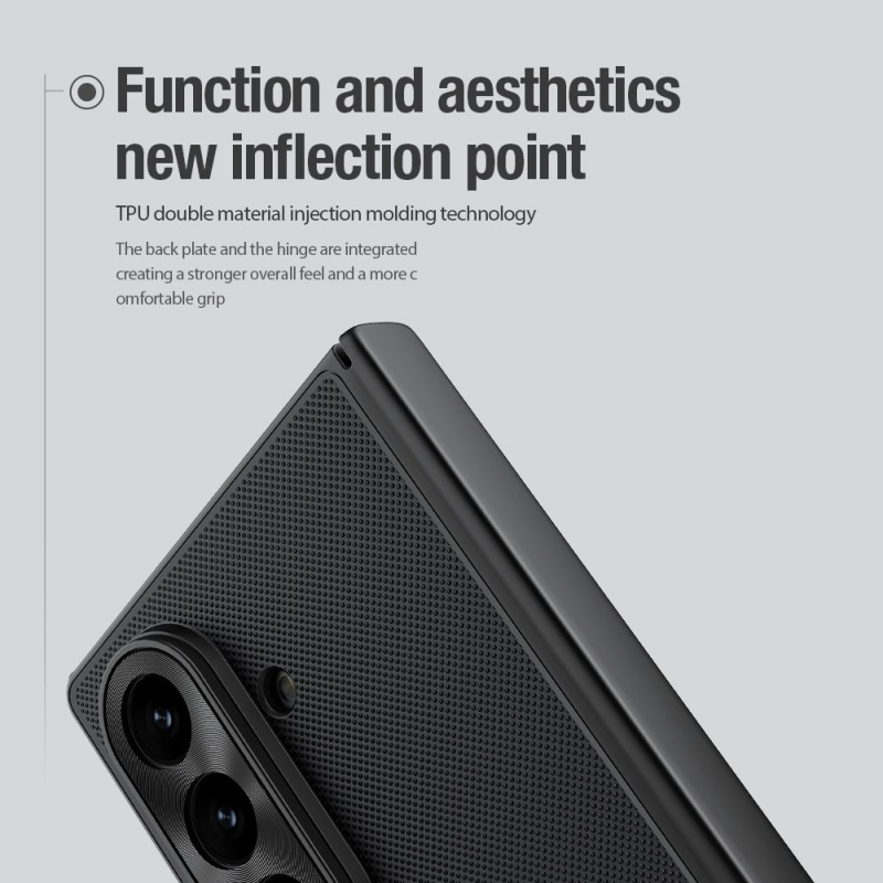 Nillkin Super Frosted FOLD hátlap a Samsung Galaxy Z Fold 7-hez Fekete
