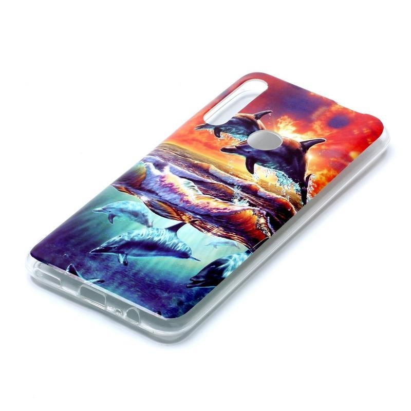 Állati zselés tok mobil Huawei P Smart Z - delfinek